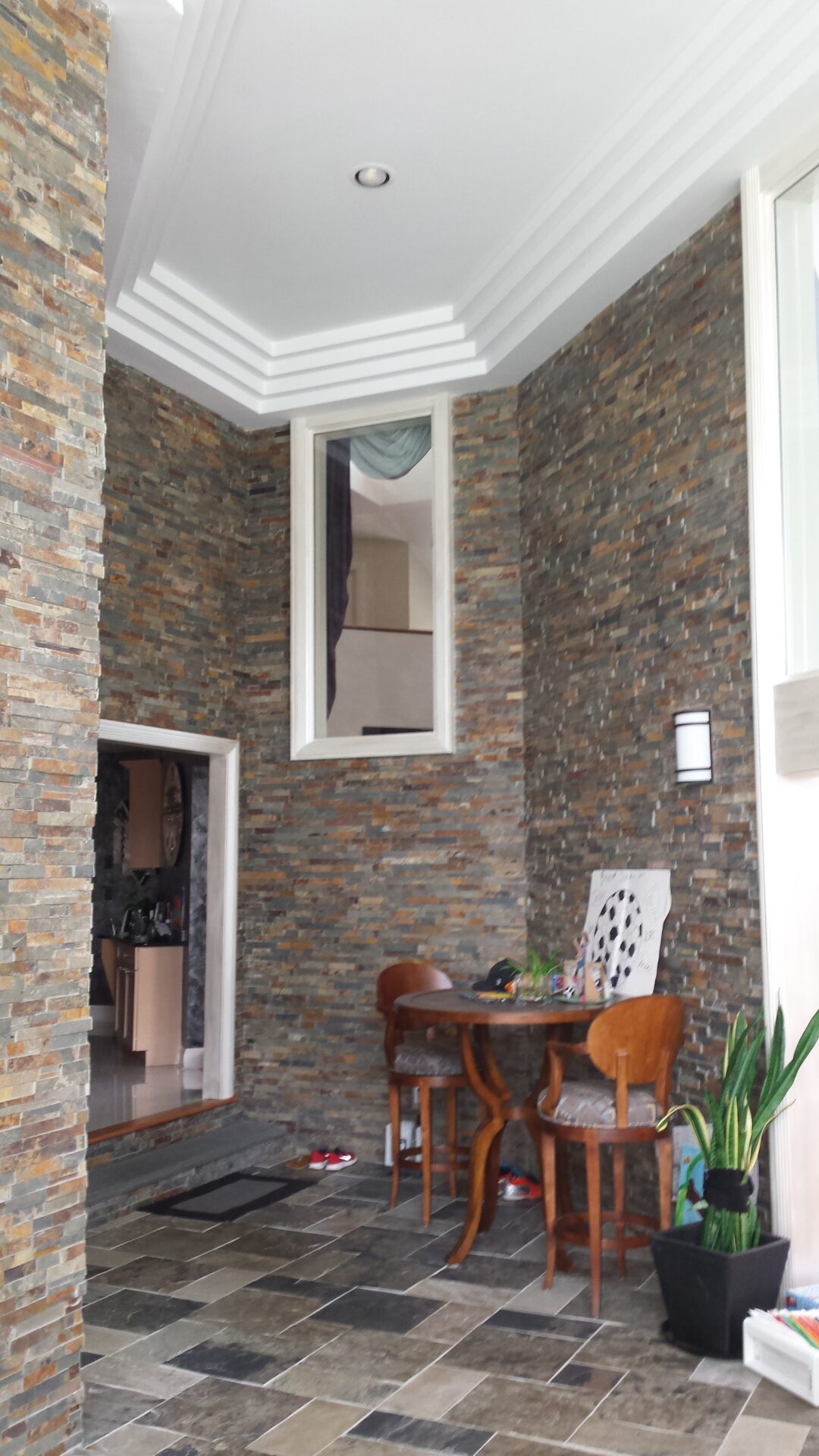 A sunroom with indoor grills