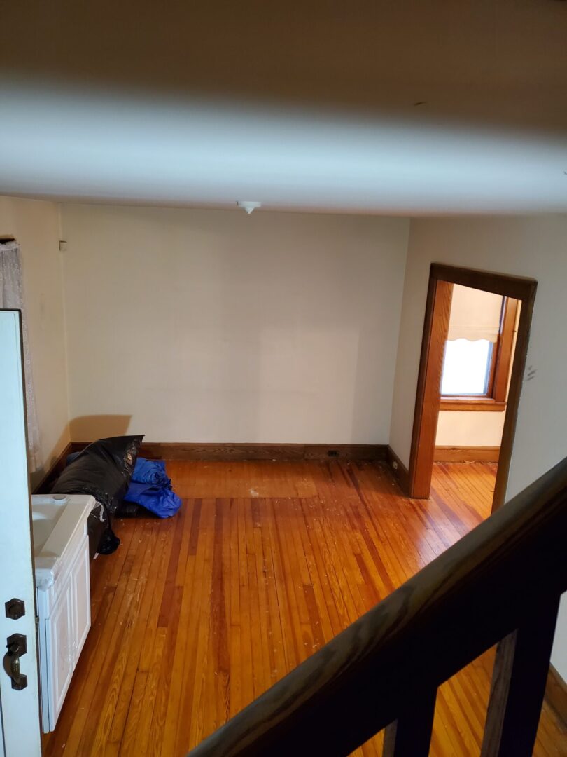 Empty kitchen area