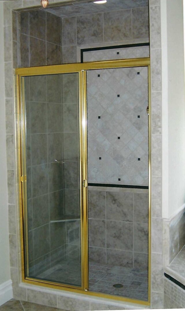 a simple shower area