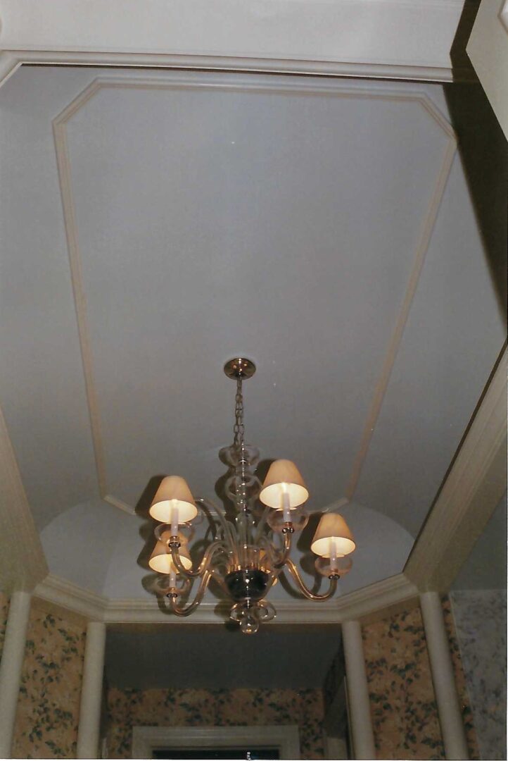 a chandelier