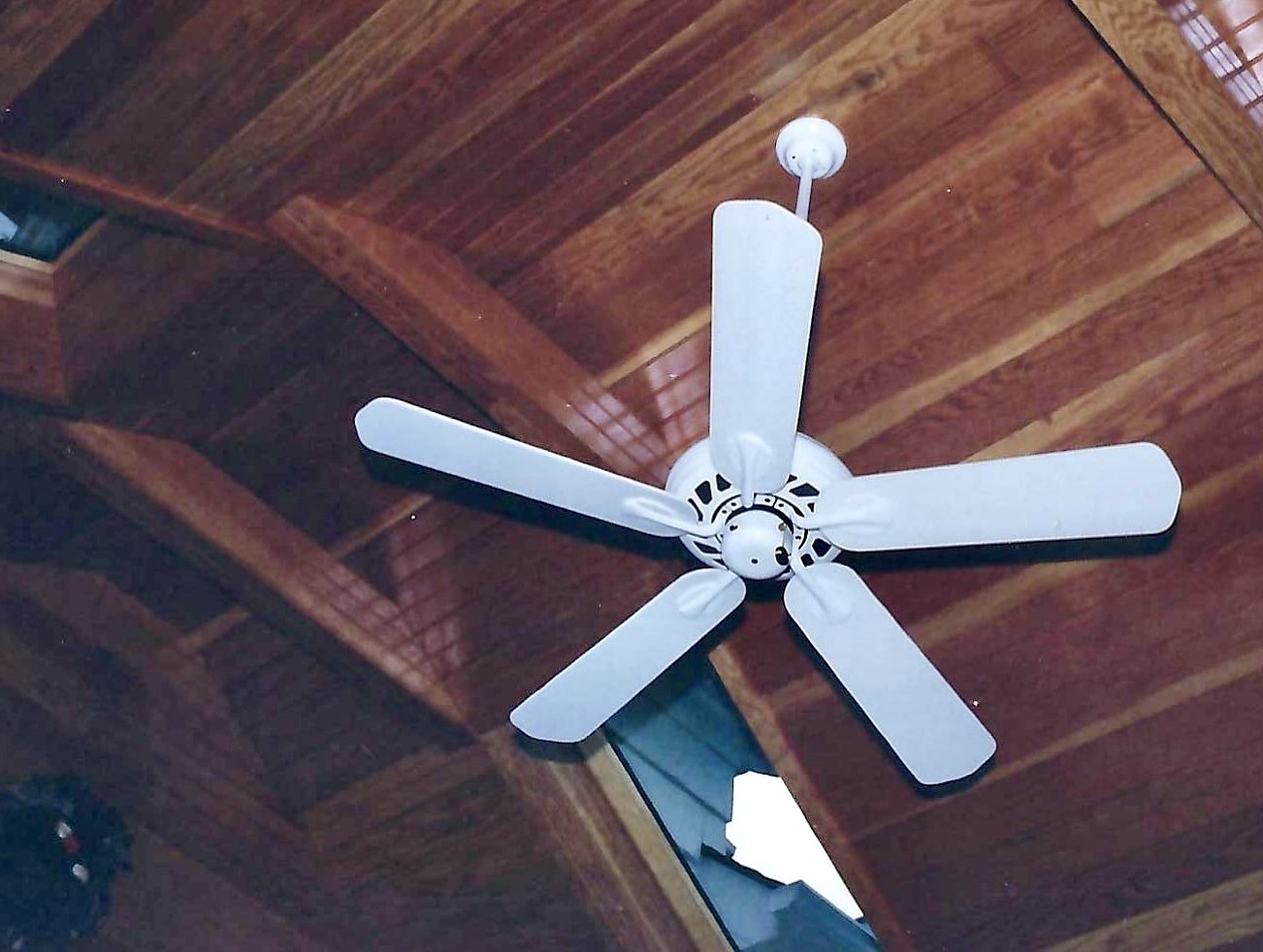 a ceiling fan