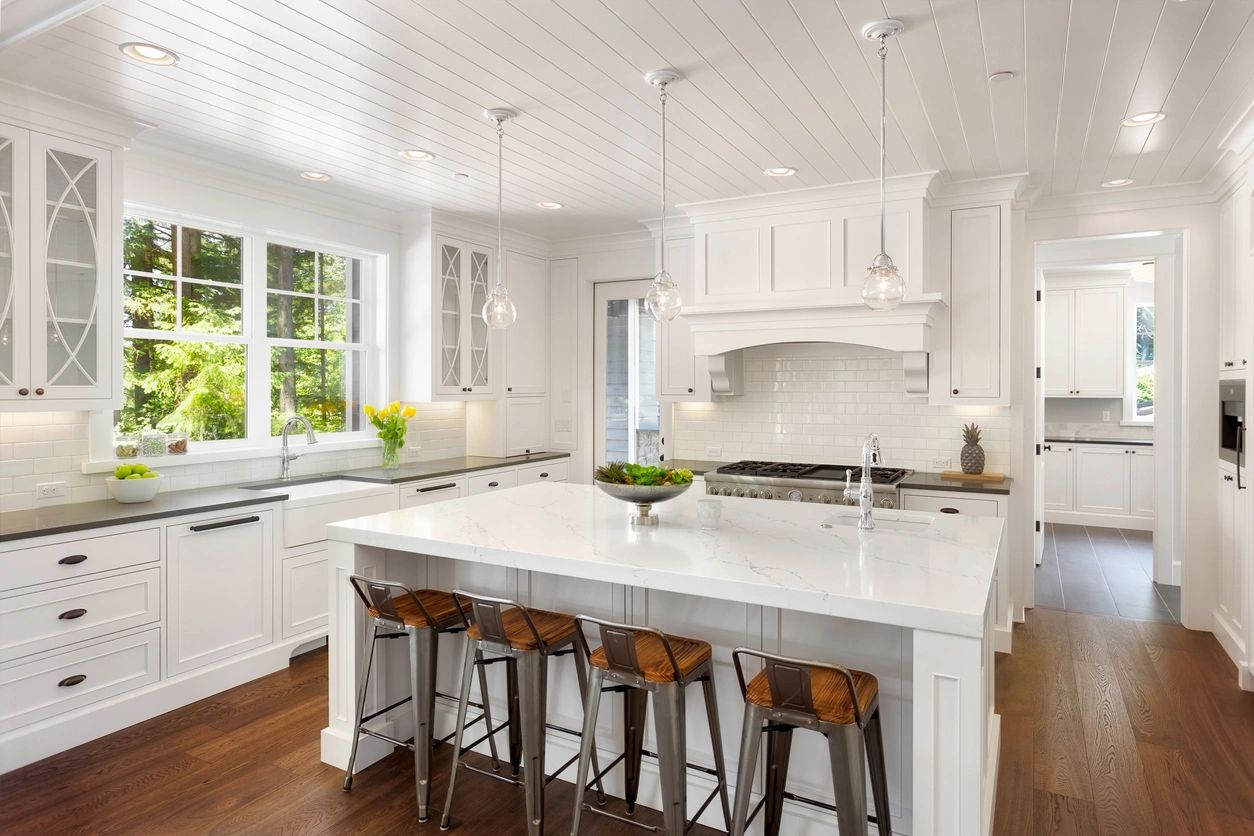 luxury kitchen area